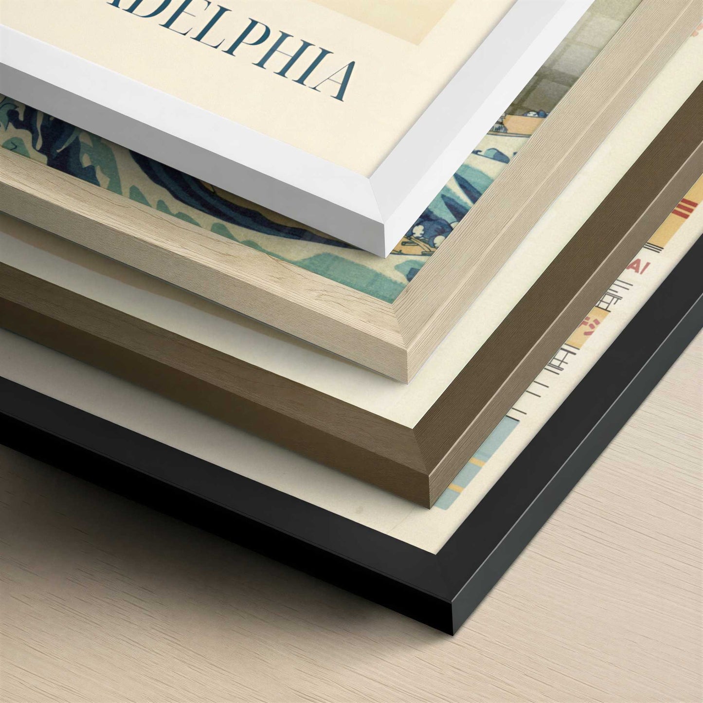 Philly Cheesesteak from Philadelphia, USA - Art Print - Close-up detail of the different frames