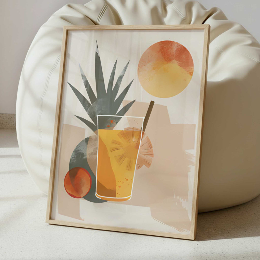 Pina Colada in Bohemian Style - Art Print - Interior inspiration