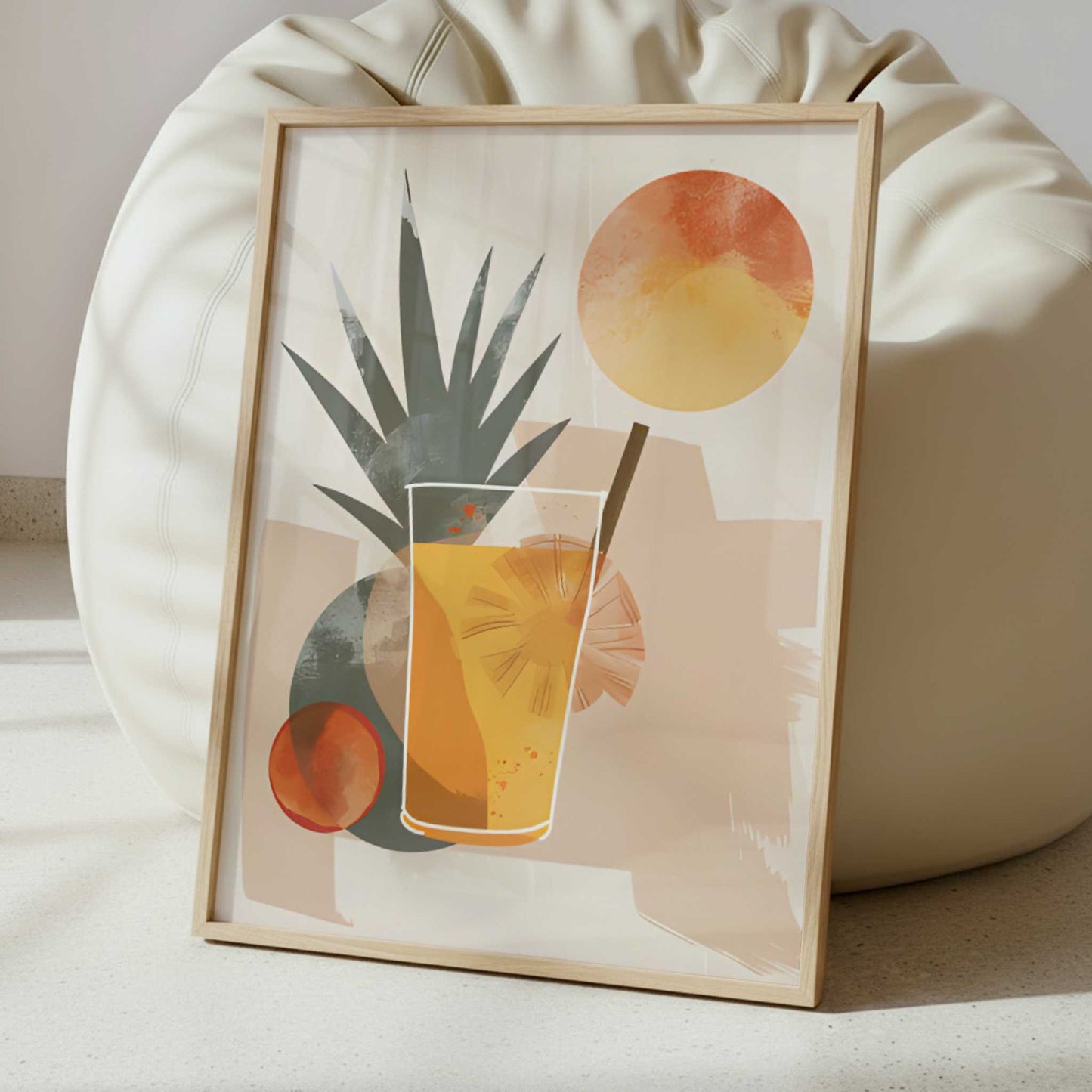Pina Colada in Bohemian Style - Art Print - Interior inspiration