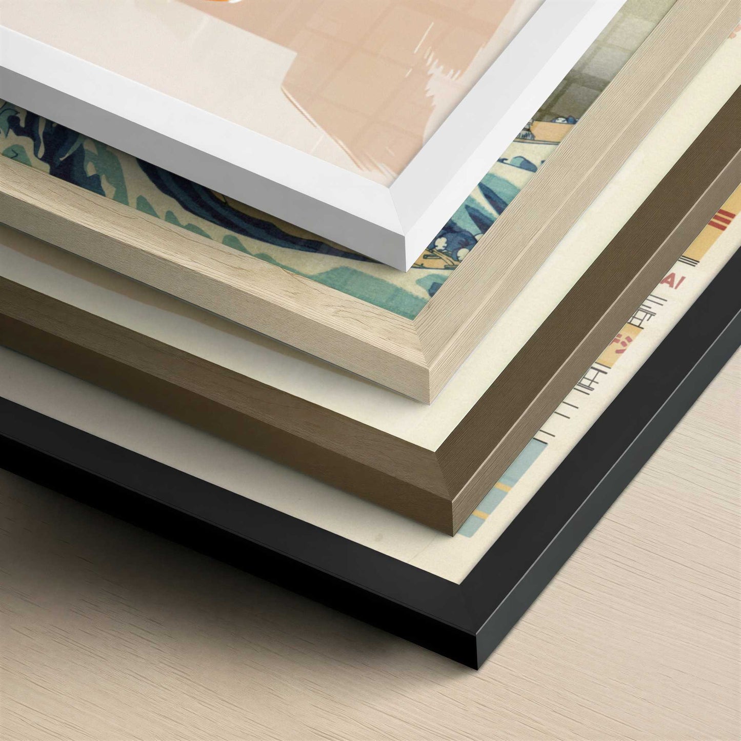 Pina Colada in Bohemian Style - Art Print - Close-up detail of the different frames