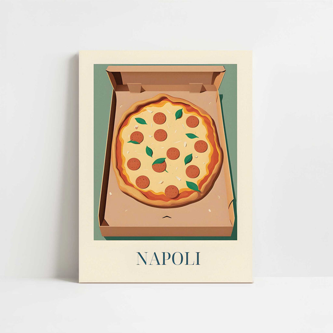 Pizza from Naples, Italy - Art Print - Unframed art print