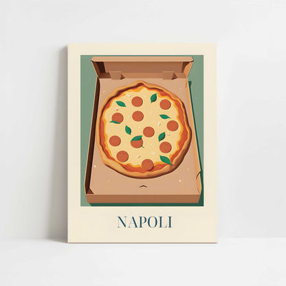 Pizza from Naples, Italy - Art Print - Unframed art print