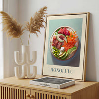 Framed Canvas - Framed canvas in a stylish interior setting