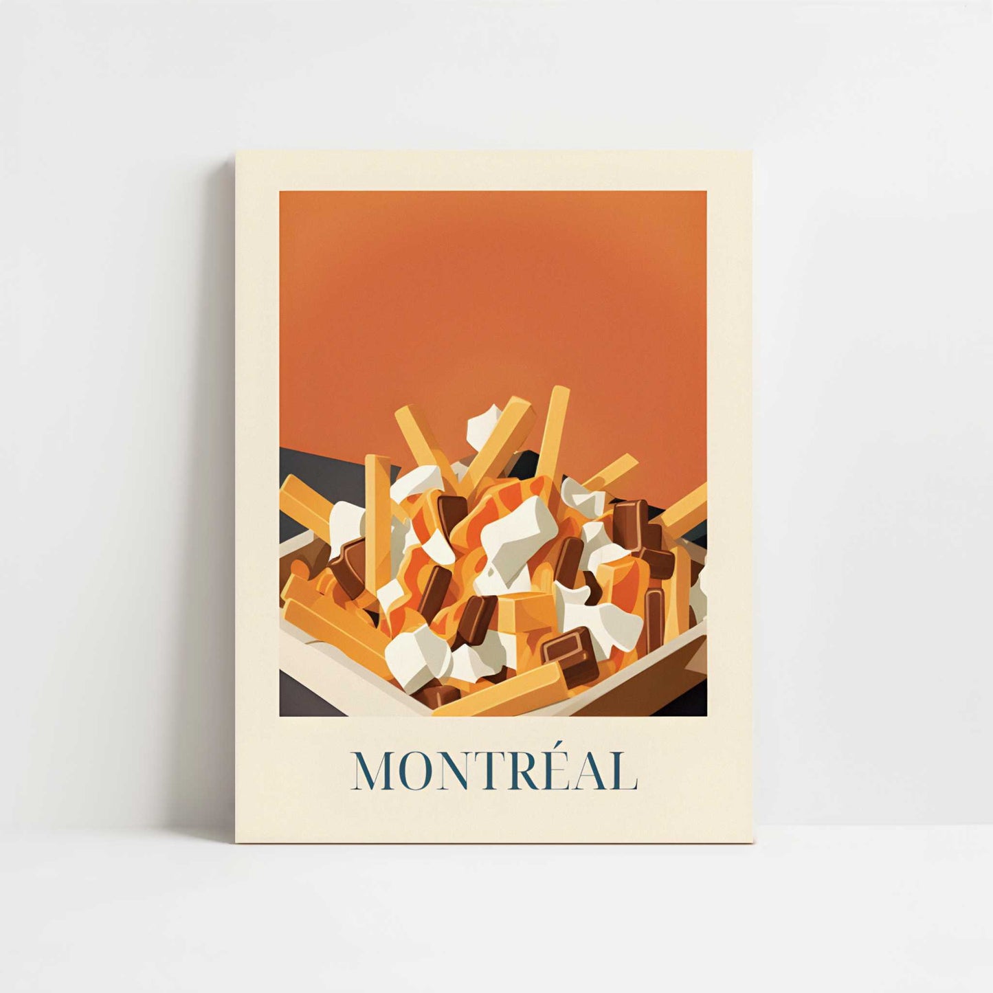 Poutine fries from Montreal, Canada - Art Print - Unframed art print