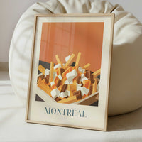 Poutine fries from Montreal, Canada - Art Print - Interior inspiration