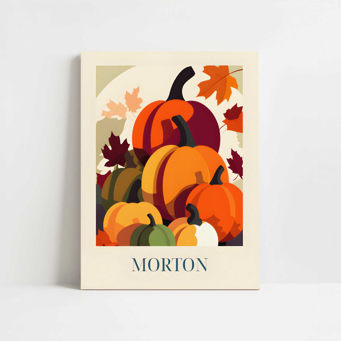 Pumpkins from Morton, United States - Art Print - Unframed art print