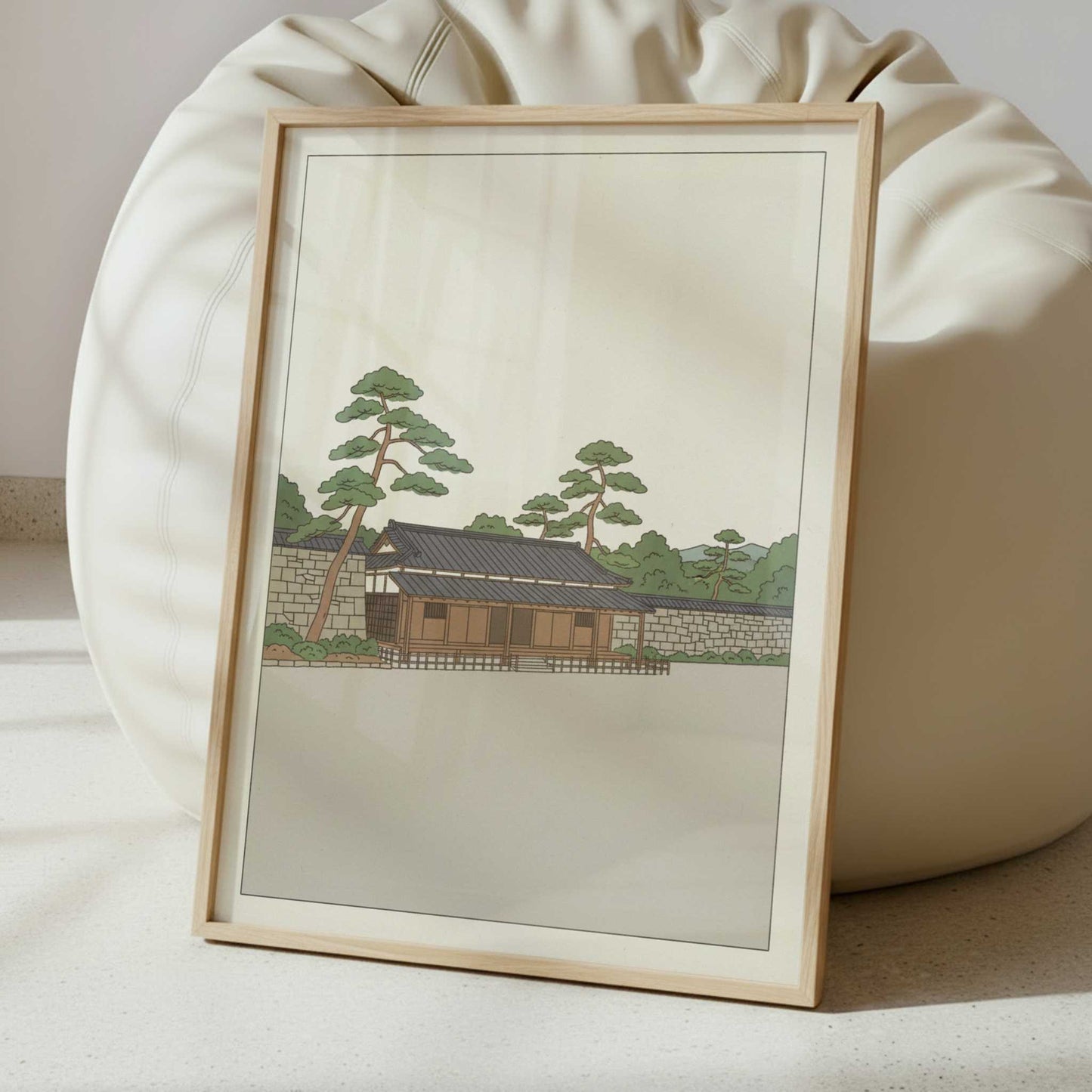 Quiet Paths of the Imperial Garden in Tokyo - Art Print - Interior inspiration