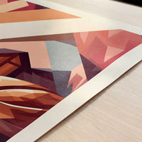 Rye bread from Helsinki, Finland - Art Print - Close-up detail of the art print