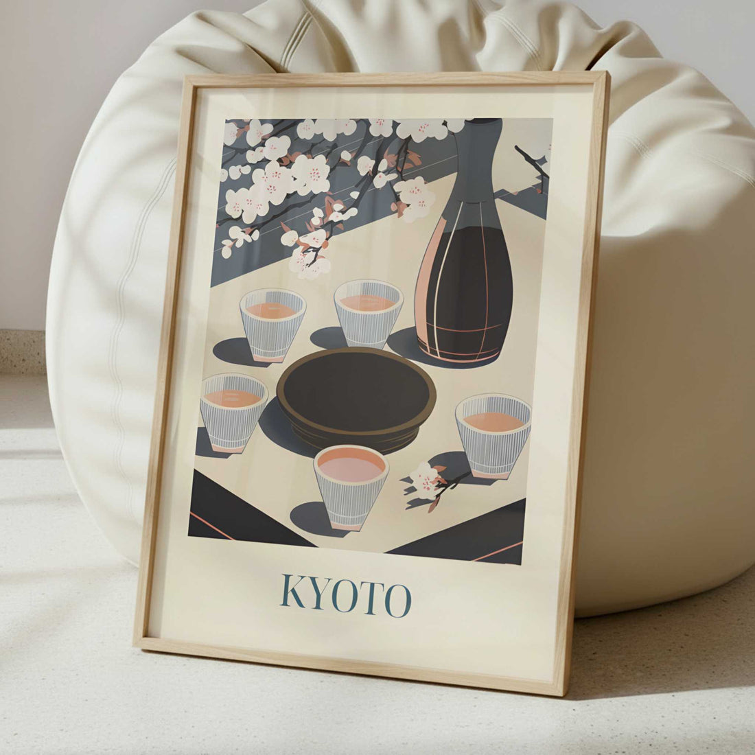 Sake from Kyoto, Japan - Art Print - Interior inspiration