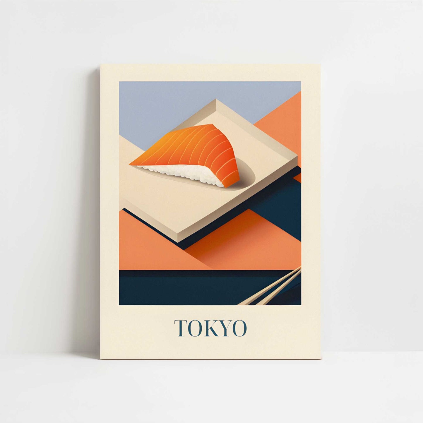 Salmon Nigiri from Tokyo, Japan - Art Print - Unframed art print