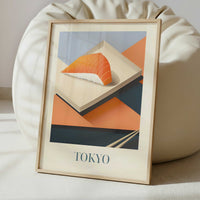 Salmon Nigiri from Tokyo, Japan - Art Print - Interior inspiration