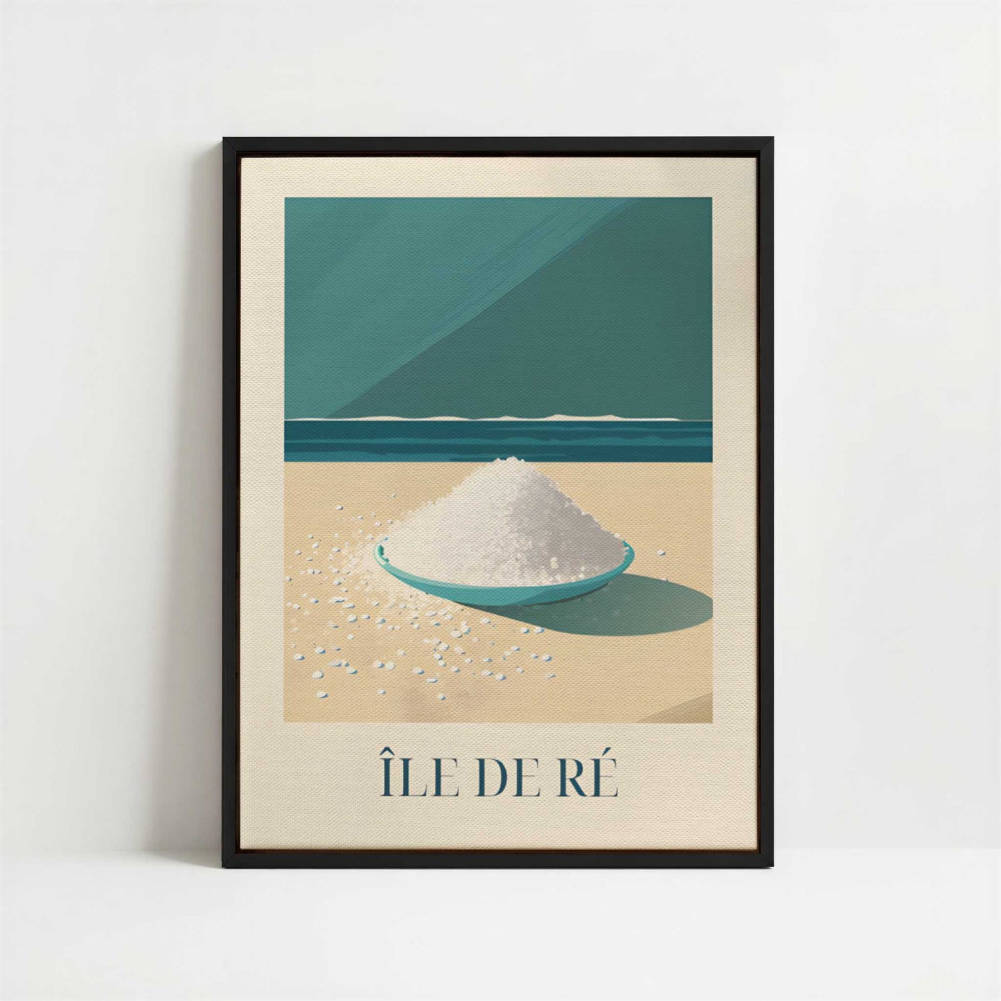 Framed Canvas - Framed canvas in black frame