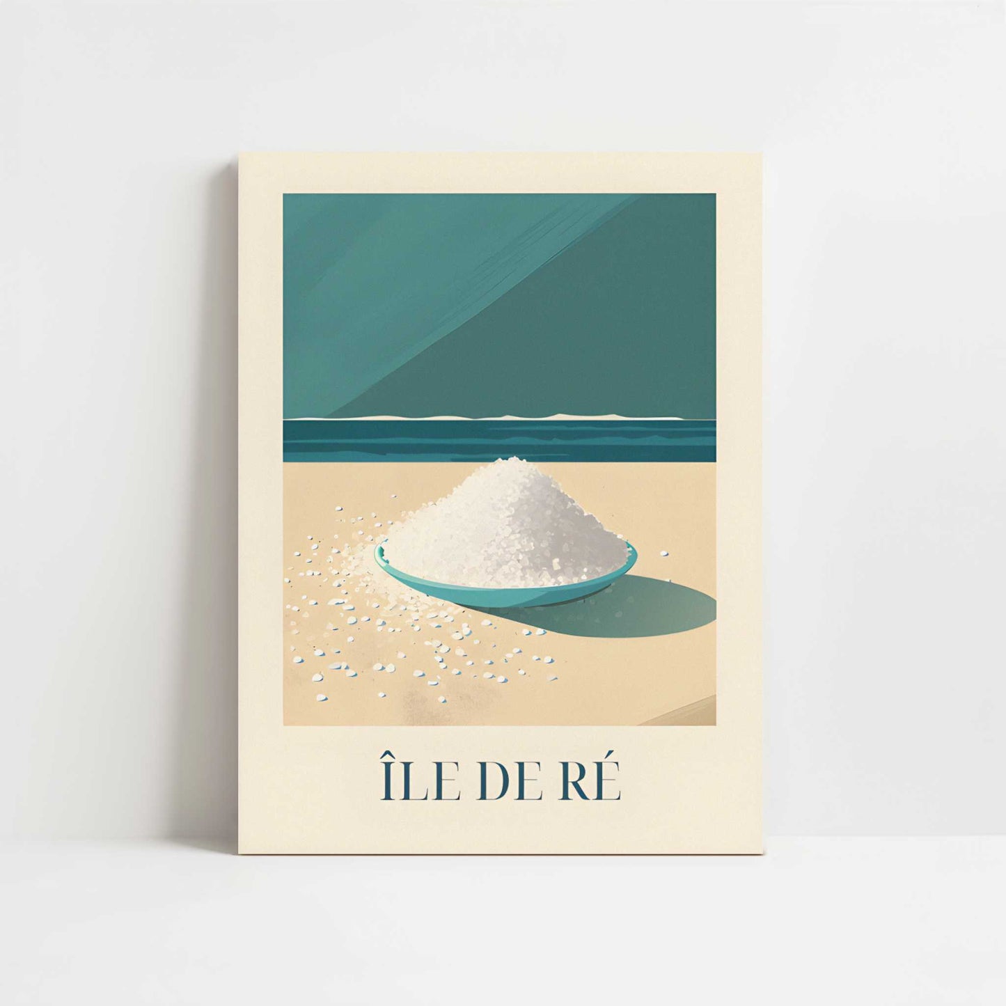 Salt from Île de Ré, France - Art Print - Unframed art print