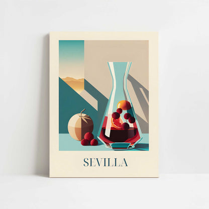 Sangria from Seville, Spain - Art Print - Unframed art print