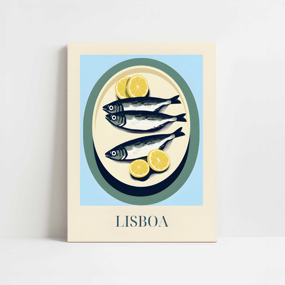 Sardines from Lisbon, Portugal - Art Print - Unframed art print