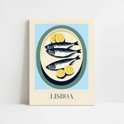 Sardines from Lisbon, Portugal - Art Print - Unframed art print