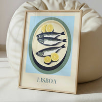 Sardines from Lisbon, Portugal - Art Print - Interior inspiration