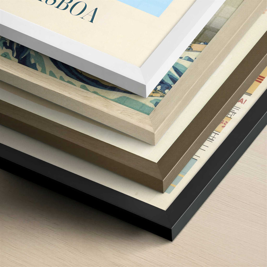 Sardines from Lisbon, Portugal - Art Print - Close-up detail of the different frames
