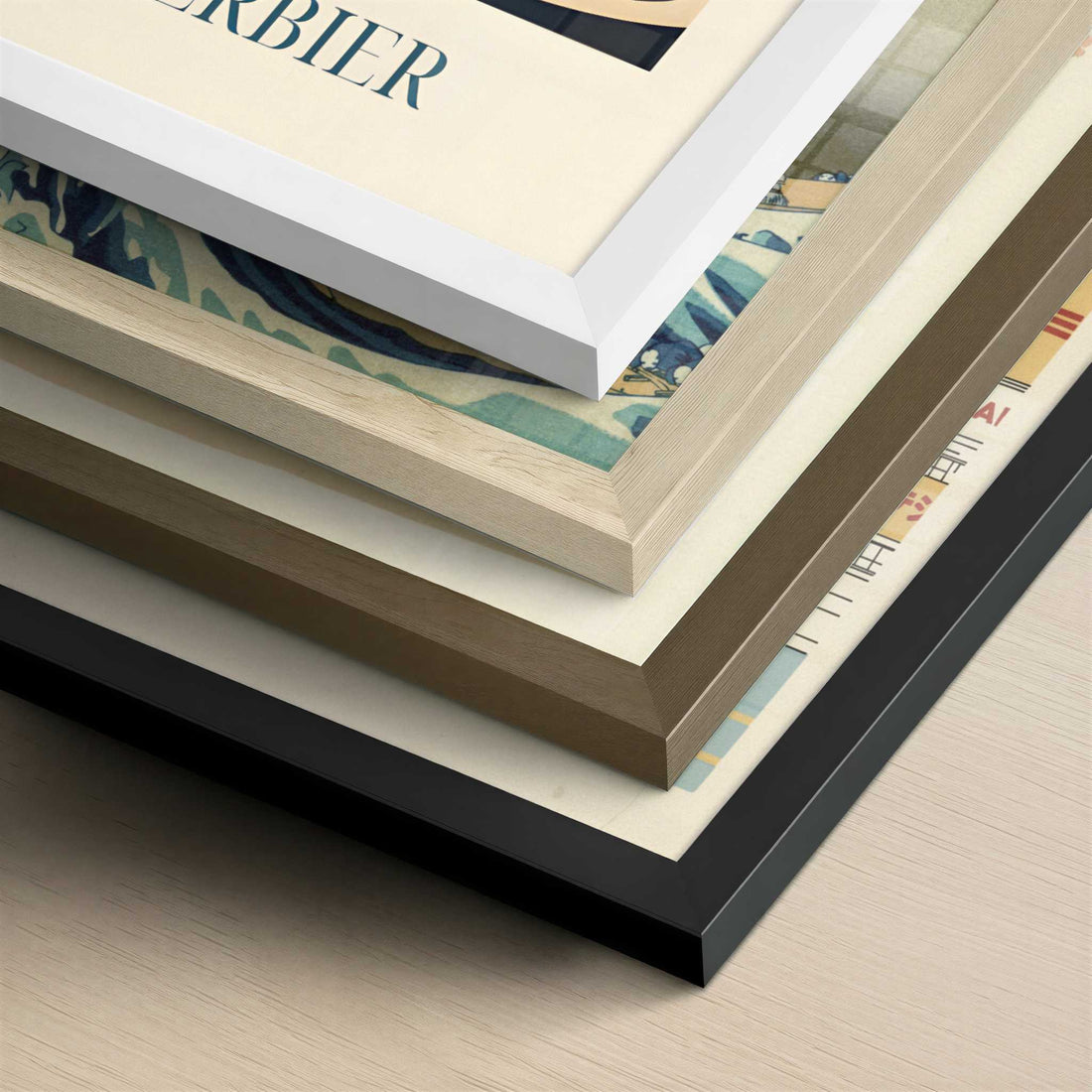 Schnitzel from Verbier, Switzerland - Art Print - Close-up detail of the different frames