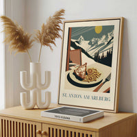Framed Canvas - Framed canvas in a stylish interior setting