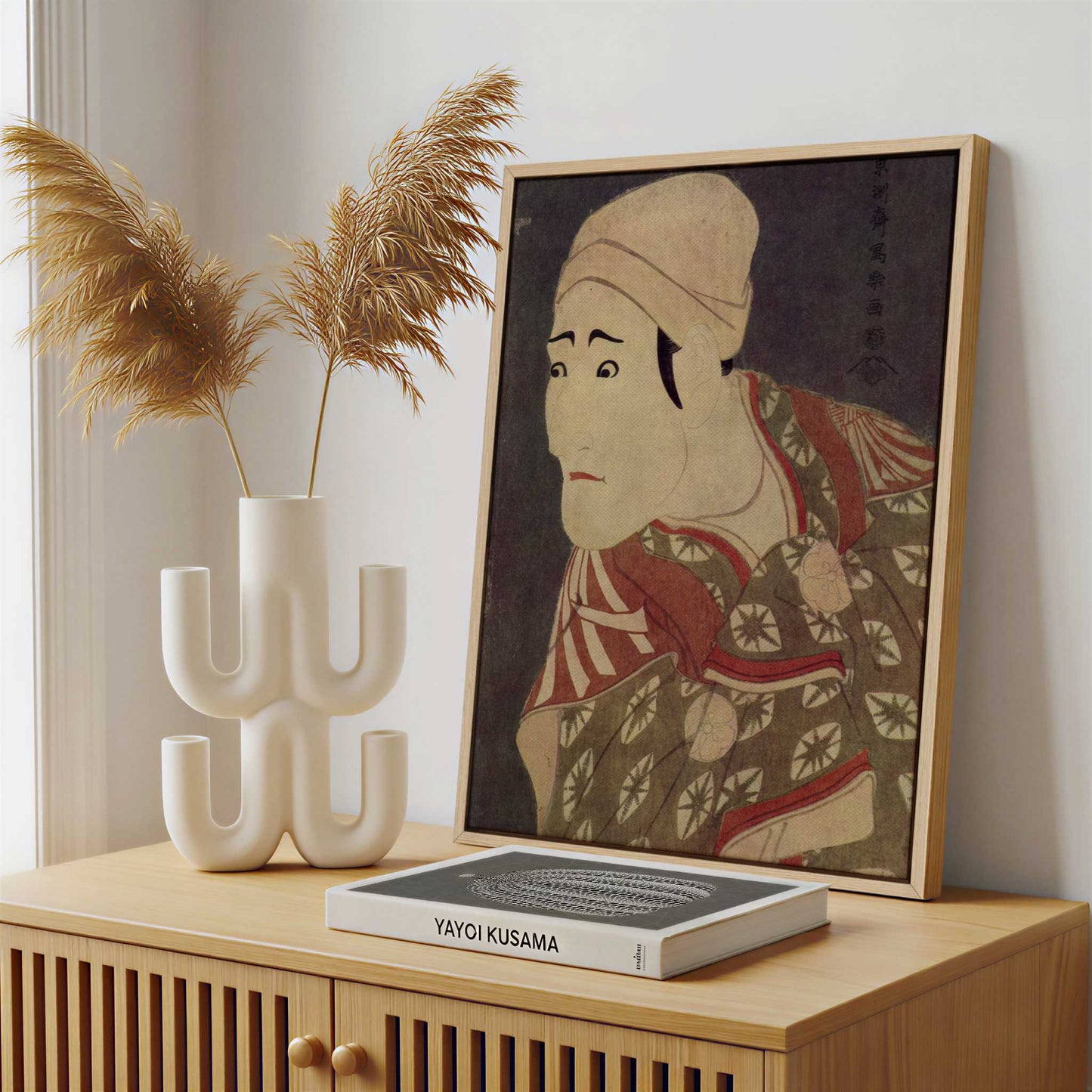 Framed Canvas - Framed canvas in a stylish interior setting