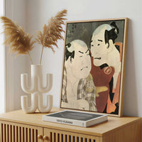 Framed Canvas - Framed canvas in a stylish interior setting