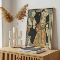 Framed Canvas - Framed canvas in a stylish interior setting