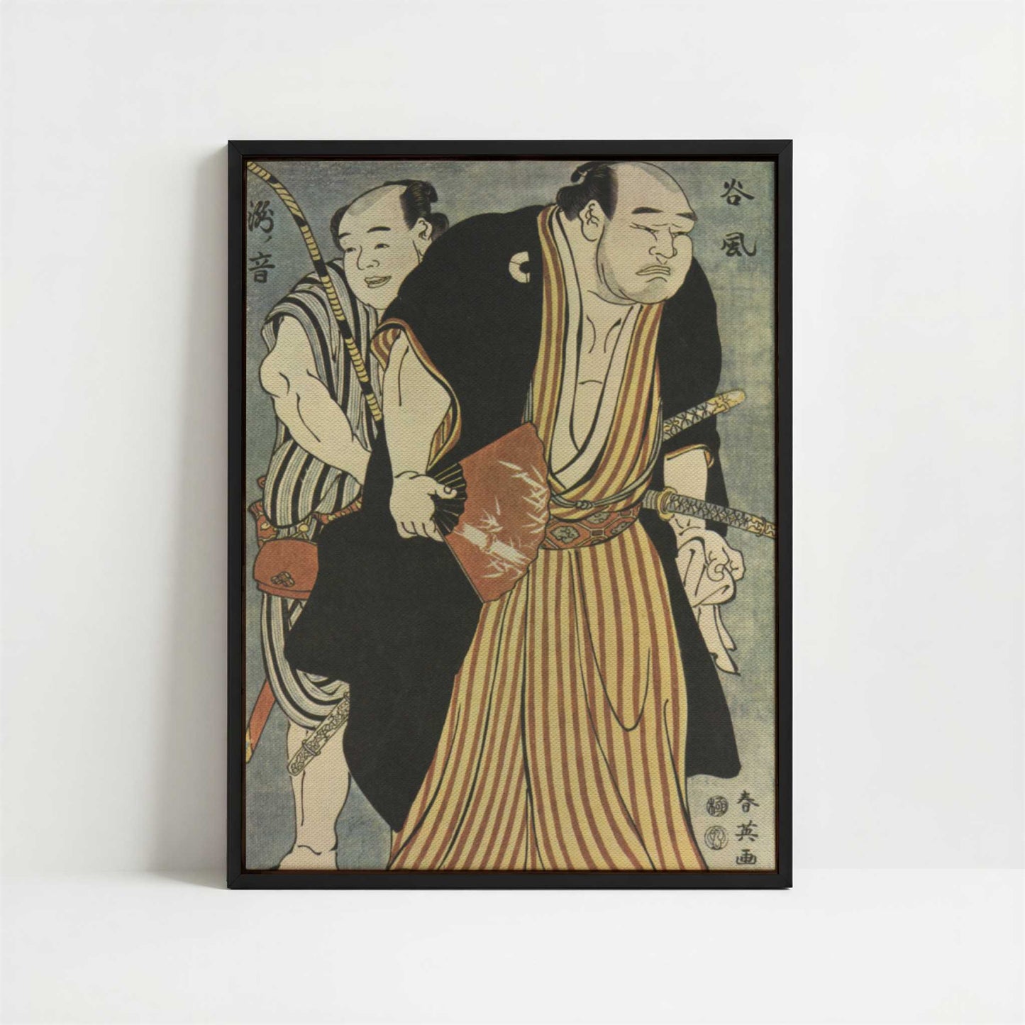 Framed Canvas - Framed canvas in black frame