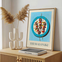 Framed Canvas - Framed canvas in a stylish interior setting