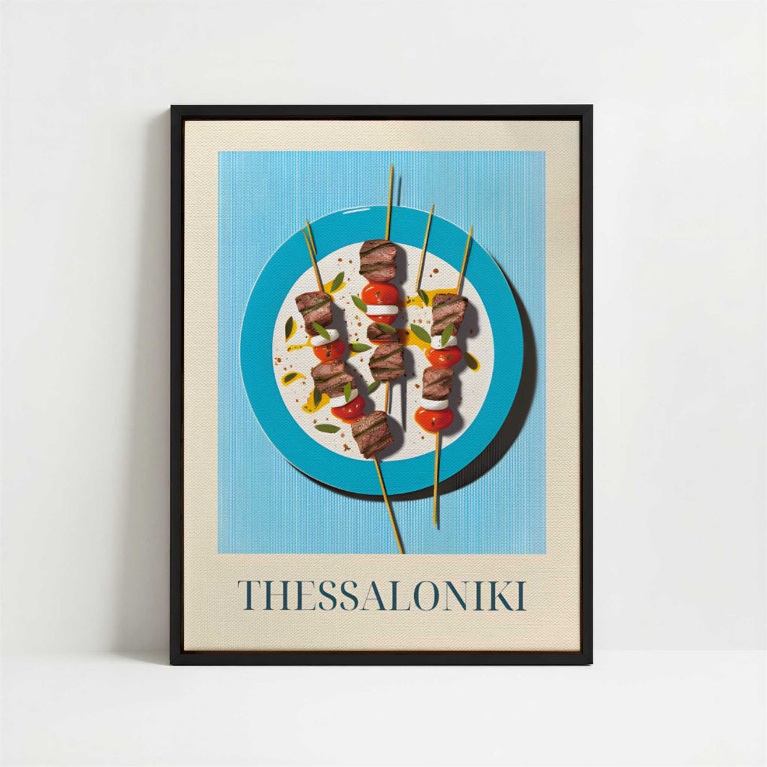Framed Canvas - Framed canvas in black frame