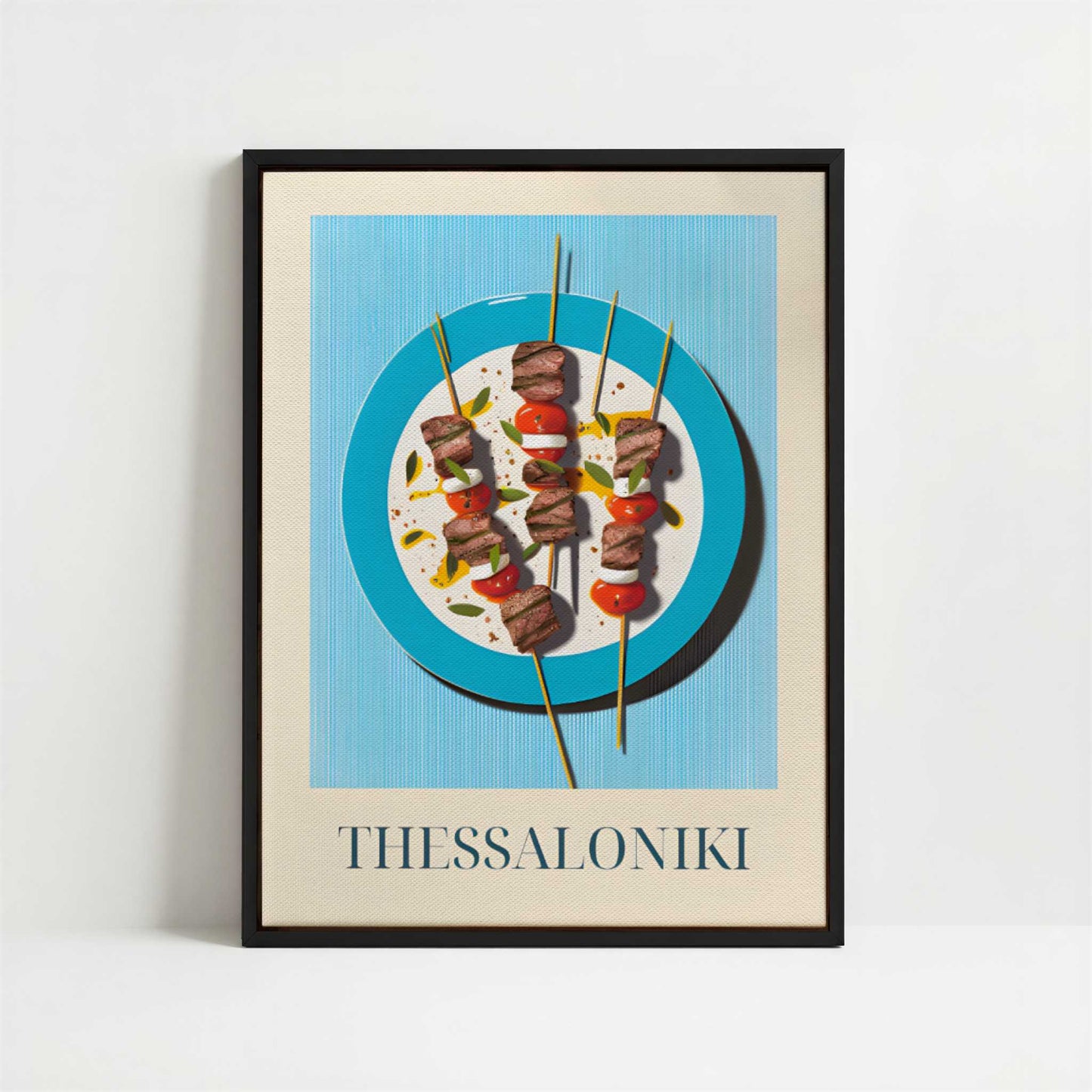 Framed Canvas - Framed canvas in black frame