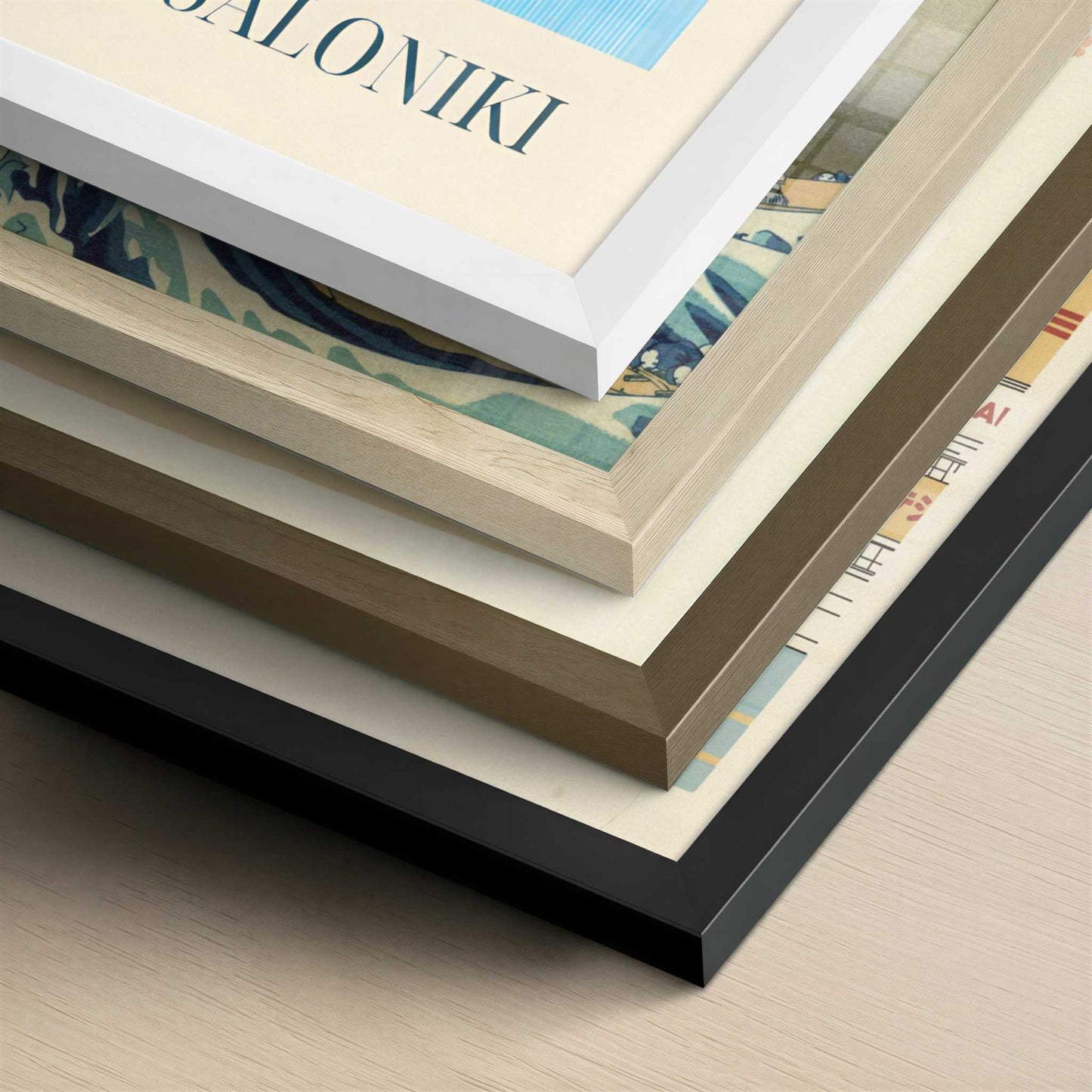 Souvlaki from Thessaloniki, Greece - Art Print - Close-up detail of the different frames