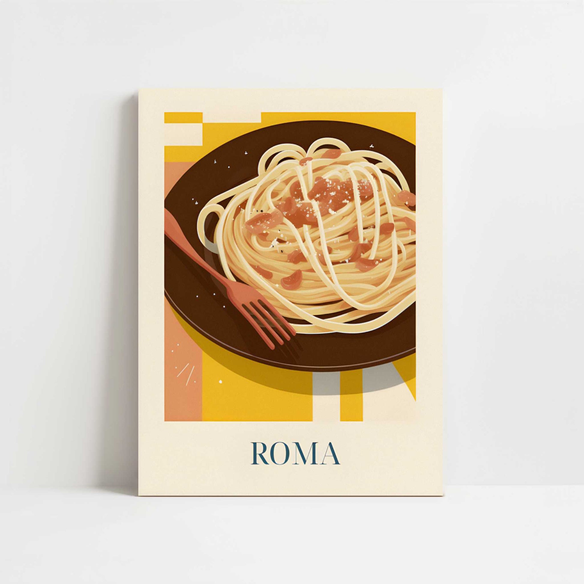 Spaghetti from Rome, Italy - Art Print - Unframed art print