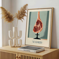 Framed Canvas - Framed canvas in a stylish interior setting