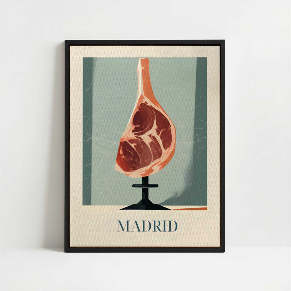 Framed Canvas - Framed canvas in black frame