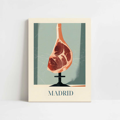Ham from Madrid, Spain - Art Print - Unframed art print
