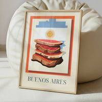 Steak from Buenos Aires, Argentina - Art Print - Interior inspiration