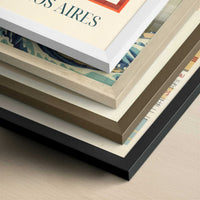 Steak from Buenos Aires, Argentina - Art Print - Close-up detail of the different frames