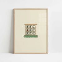 Stillness at Meiji Shrine, Tokyo - Art Print - Art print in oak frame