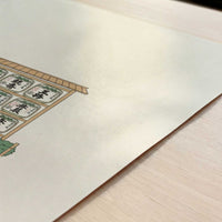 Stillness at Meiji Shrine, Tokyo - Art Print - Close-up detail of the art print