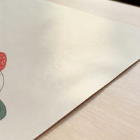 Strawberry Daifuku, Served Simply - Art Print - Close-up detail of the art print