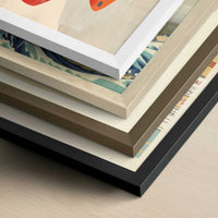 Strawberry in Bohemian Style - Art Print - Close-up detail of the different frames