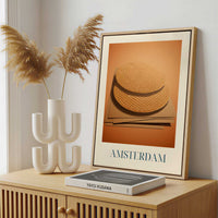 Framed Canvas - Framed canvas in a stylish interior setting