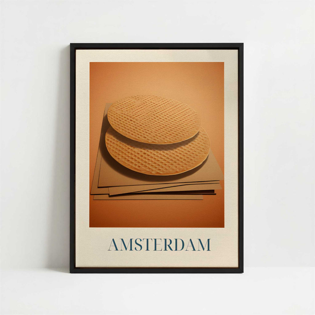Framed Canvas - Framed canvas in black frame