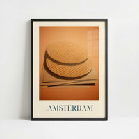Stroopwafels from Amsterdam, the Netherlands - Art Print - Art print in black frame