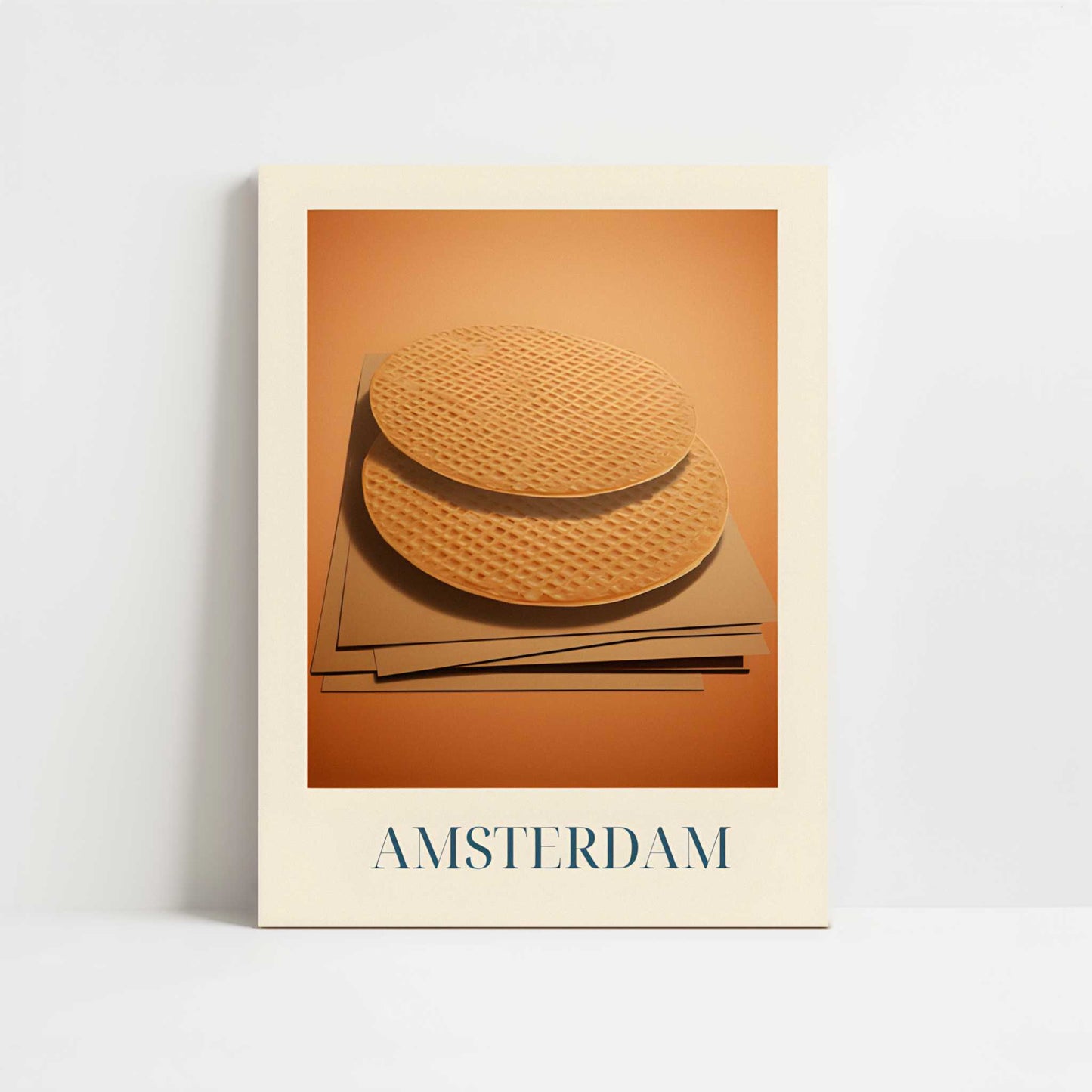 Stroopwafels from Amsterdam, the Netherlands - Art Print - Unframed art print