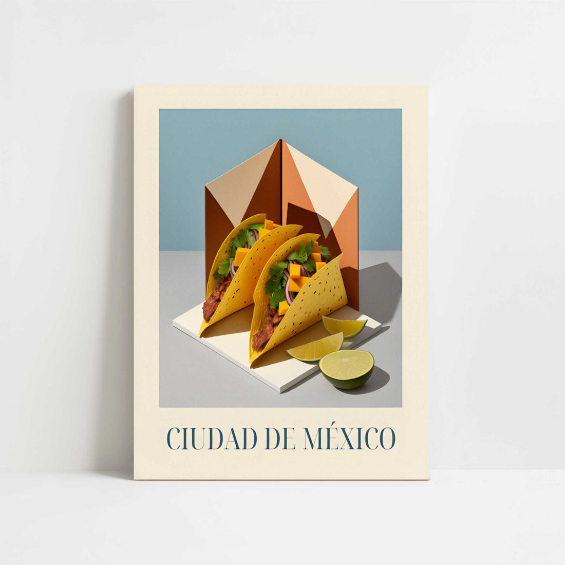 Tacos from Mexico City, Mexico - Art Print - Unframed art print