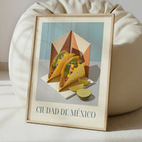 Tacos from Mexico City, Mexico - Art Print - Interior inspiration