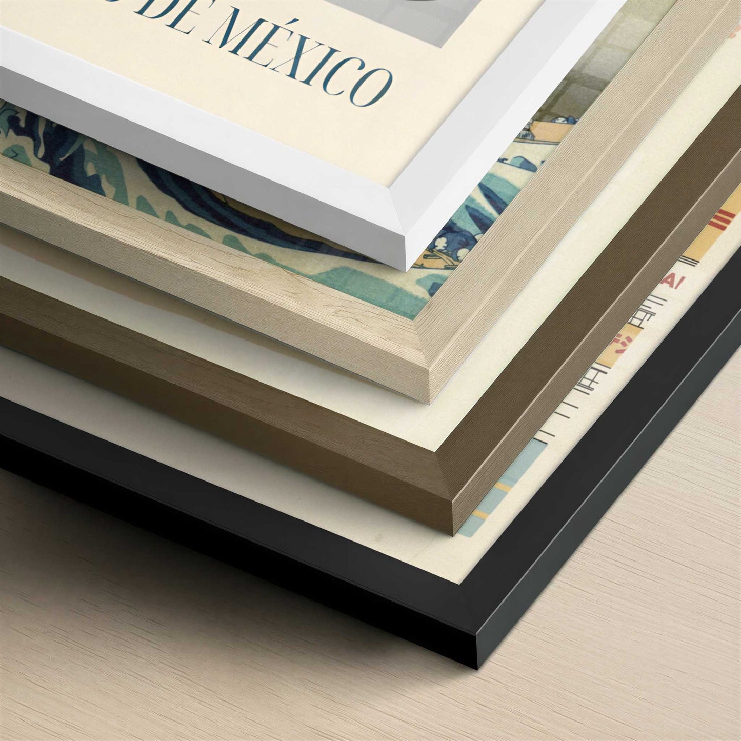 Tacos from Mexico City, Mexico - Art Print - Close-up detail of the different frames