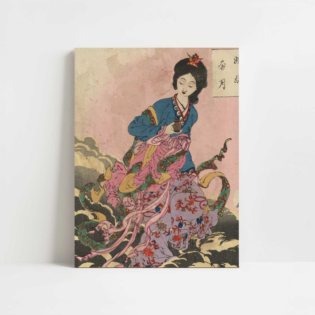 Joga Hongetsu (1880s) by Taiso Yoshitoshi – Art Print - Unframed art print